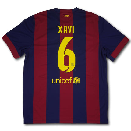FC Barcelona 2014-15 heim XL XAVI #6 Nike