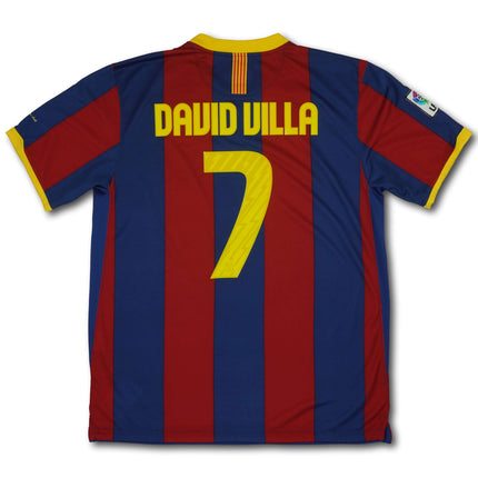 FC Barcelona 2010-11 heim XL DAVID VILLA #7 Nike