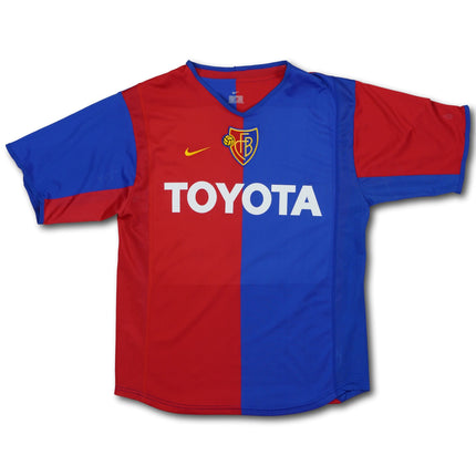 FC Basel 2002-04 heim M M.YAKIN #15 signiert vintage Nike