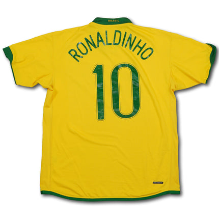 Brasilien 2006 heim XL RONALDINHO #10 Nike