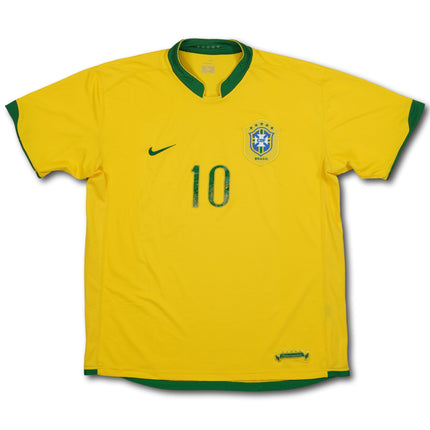 Brasilien 2006 heim XL RONALDINHO #10 Nike