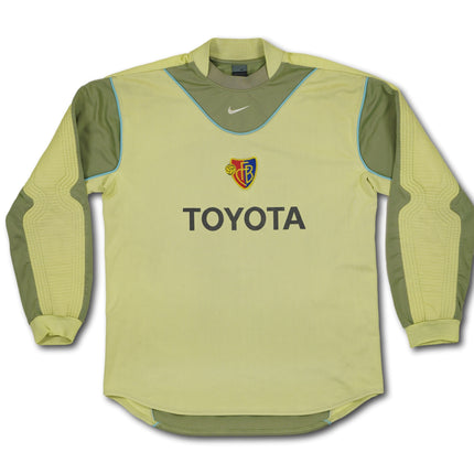 FC Basel 2002-04 torhüter XL ZUBI #1 vintage Nike