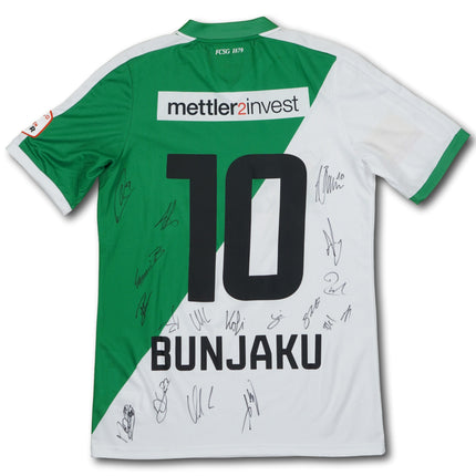 FC St. Gallen 2016-17 heim M BUNJAKU #10 signiert matchworn Jako