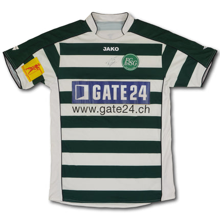 FC St. Gallen 2008-09 heim S signiert Jako