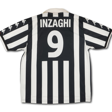 Juventus 1998-00 heim XL INZAGHI #9 vintage Kappa