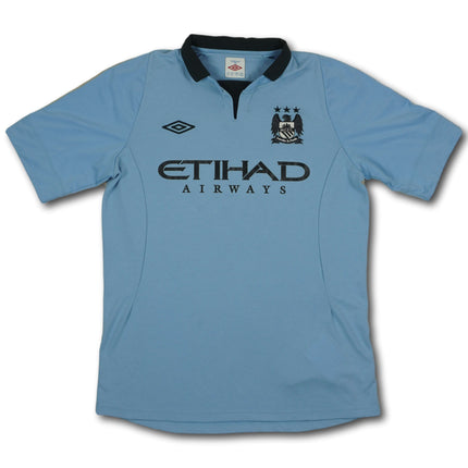 Manchester City 2012-13 heim L SILVA #21 Umbro