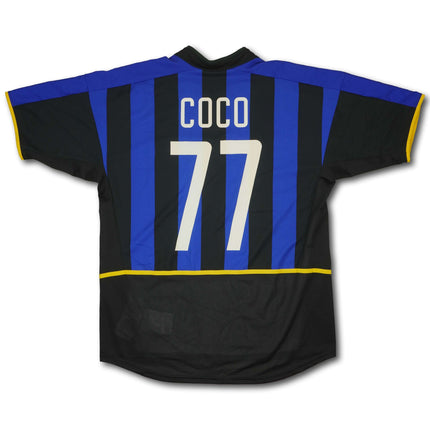 Inter Mailand 2002-03 heim L COCO #77 vintage Nike