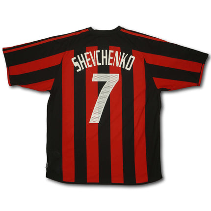 AC Milan 2003-04 heim L SHEVCHENKO #7 vintage adidas