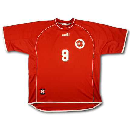 Schweiz 2000 Trikot heim - #9 - 8/10 - [XL]