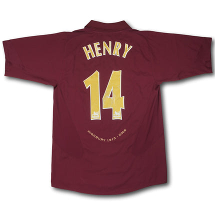 FC Arsenal 2005-06 auswärts M HENRY #14 Nike