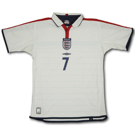 England 2004 heim M BECKHAM #7 vintage Umbro