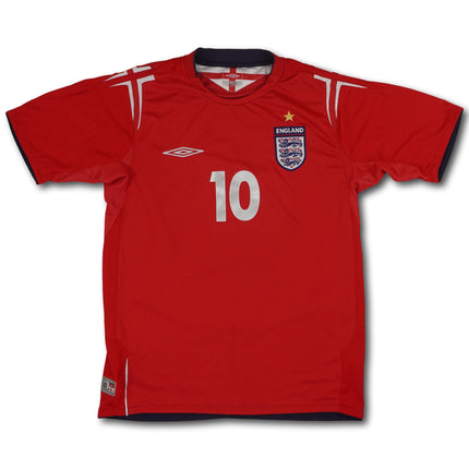England 2004 auswärts S OWEN #10 vintage Umbro