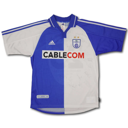 GC Zürich 2001-02 heim M Nuñez #25 signiert vintage adidas