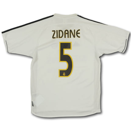 Real Madrid 2003-04 heim S ZIDANE #5 adidas