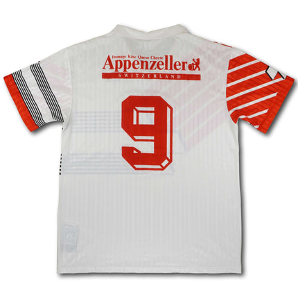 Schweiz 1990 Trikot auswärts inkl. Shorts - #9 - 8/10 - [XL]