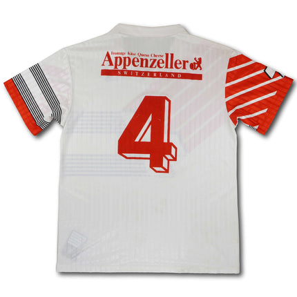 Schweiz 1990 Trikot auswärts inkl. Shorts - #4 - 8/10 - [L]