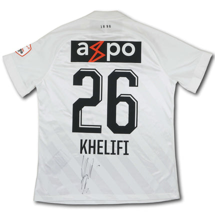 FC Zürich 2020-21 Trikot heim signiert - Khelifi #26 - 9/10 - [L]