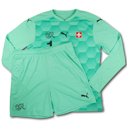 Schweiz 2020 Trikot torhüter inkl. Shorts - L/S - Sommer #1 - 9/10 - [XL]