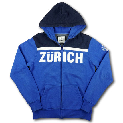 FC Zürich ca. 2014-17 Jacket fan mit Kapuze - 8/10 - [S]