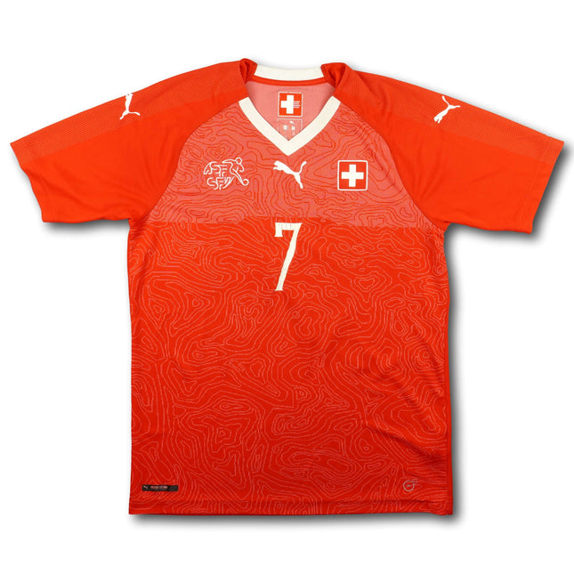 Schweiz 2018 Trikot heim - EMBOLO #7 - 5/10 - [M]