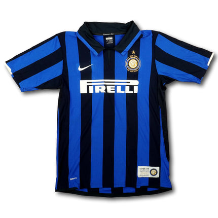 Inter Mailand 2007-08 Trikot heim 100 Jahre Jubiläum - 9/10 - [Kids XL]