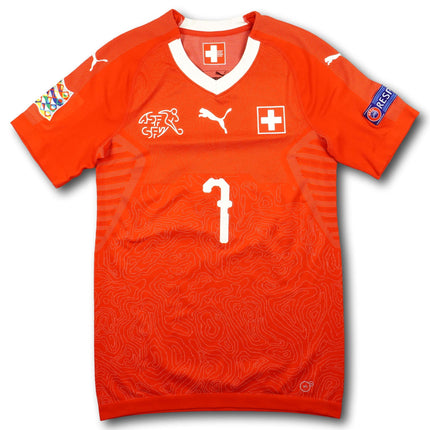 Schweiz 2018 Trikot heim Player Specs - EMBOLO #7 - 8/10 - [M]