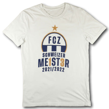 FC Zürich 2021-22 T-Shirt fan Meistersaison - 8/10 - [S]