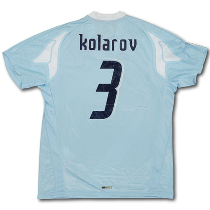 Lazio Rom 2007 heim XL KOLAROV #3 matchworn Puma