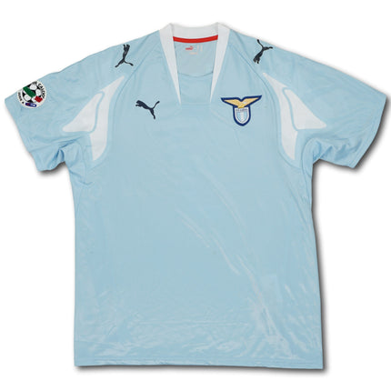 Lazio Rom 2007 heim XL KOLAROV #3 matchworn Puma