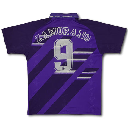Real Madrid 1994-96 auswärts M ZAMORANO #9 vintage Kelme