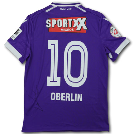 FC Thun 2022-23 auswärts M OBERLIN #10 matchworn Macron