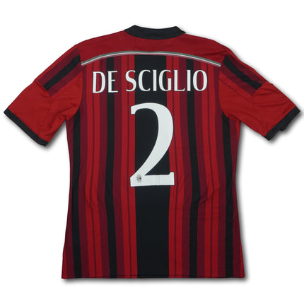 AC Milan 2014-15 heim M DE SCIGLIO #2 adidas