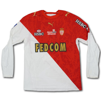 AS Monaco 2008 heim XL ADRIANO #12 matchworn Puma