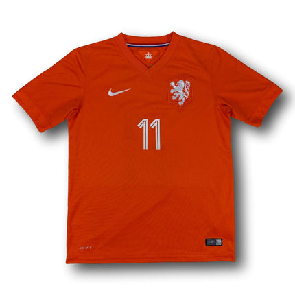 Niederlande 2014-16 Heim Nike Kinder XL (176) ROBBEN #11