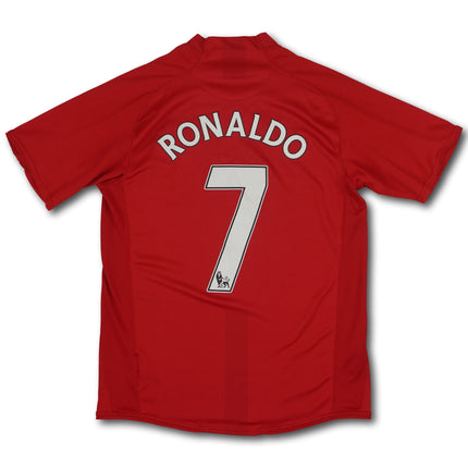 Manchester United 2007-08 heim S RONALDO #7 Nike