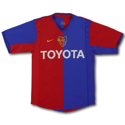 FC Basel 2002-04 heim XS HUGGEL #6 vintage Nike