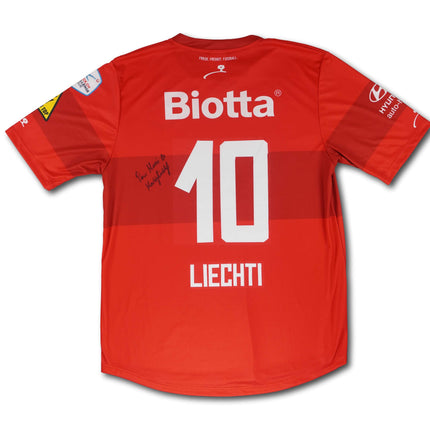 FC Winterthur 2019-20 heim L LIECHTI #10 signiert Gpard