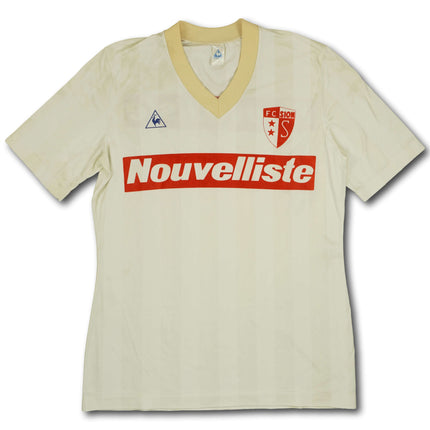 FC Sion 1985-86 heim M vintage Le Coq Sportif