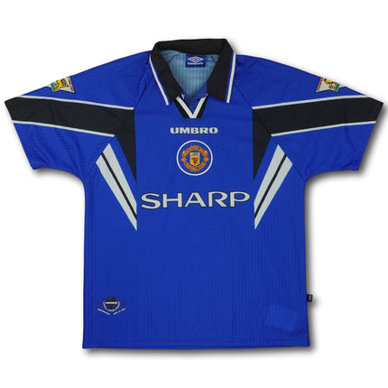 Manchester United 1996-98 drittes L BECKHAM #10 vintage Umbro