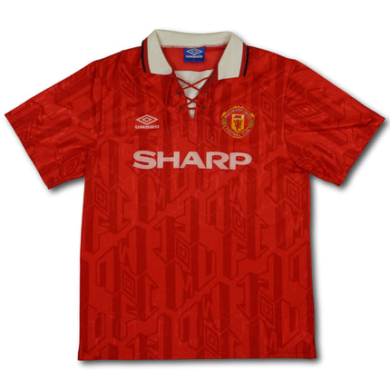 Manchester United 1992-93 heim L vintage Umbro