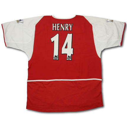 FC Arsenal 2003-04 heim XL HENRY #14 vintage Nike
