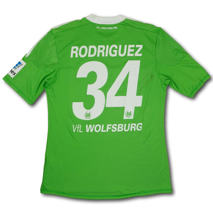 VfL Wolfsburg 2012-13 heim L RODRIGUEZ #34 signiert matchworn adidas