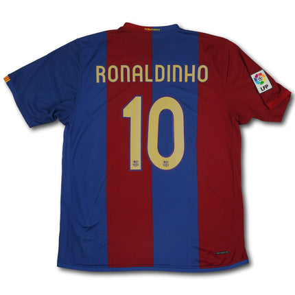 FC Barcelona 2006-07 heim XL RONALDINHO #10 Nike