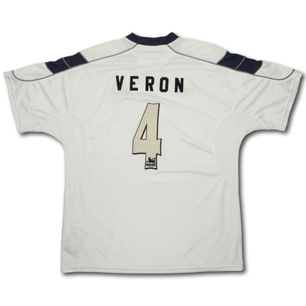 Manchester United 2000-01 auswärts XL VERON #4 vintage Umbro