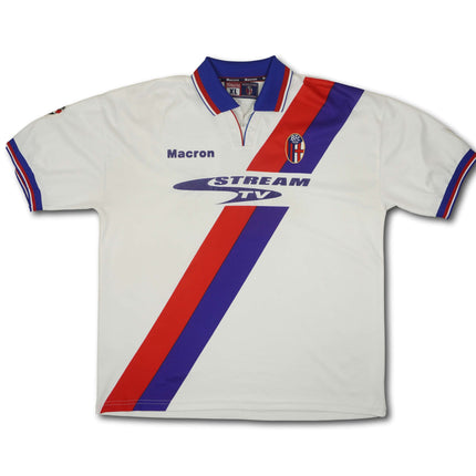 FC Bologna 2001-02 auswärts XL OLIVE #4 vintage Macron