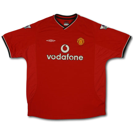 Manchester United 2000-02 heim XL BECKHAM #7 Umbro