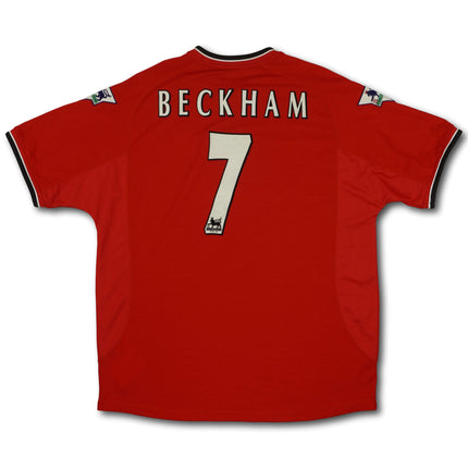 Manchester United 2000-02 heim XL BECKHAM #7 Umbro