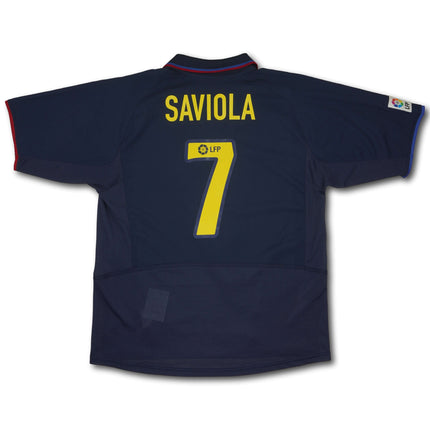 FC Barcelona 2002-03 auswärts L SAVIOLA #7 Nike