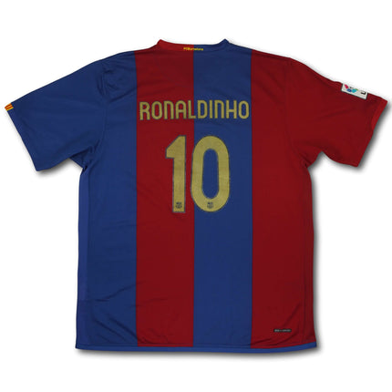 FC Barcelona 2006-07 heim XL RONALDINHO #10 Nike