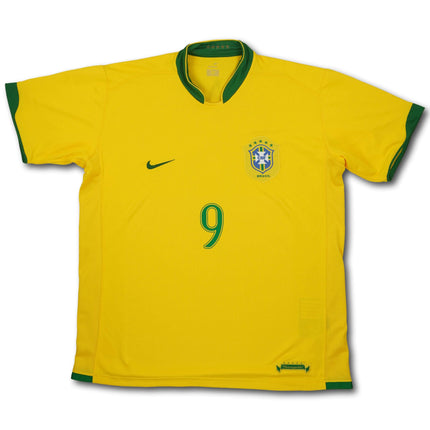 Brasilien 2006 heim XL RONALDO #9 Nike
